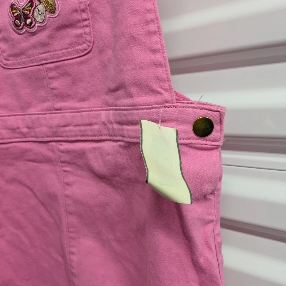 365kids Adorable Pink Kids Overall Dress Size 10